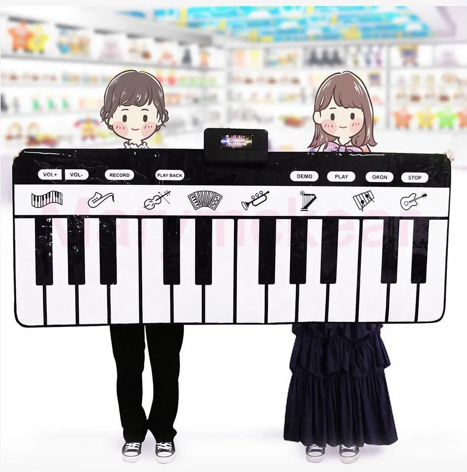 Electronic Musical Piano Mat Keyboard Baby Crawling Touch Play Game Carpet Mat Educational Musical Instrument Toy For Kids - BIG FRENCHIES