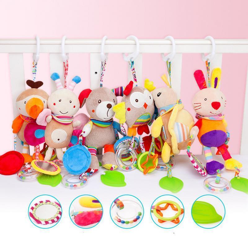 Baby Toys Bed Stroller Baby Mobile Hanging Rattles Newborn Plush Infant Toys for Baby Boys and Girls - BIG FRENCHIES
