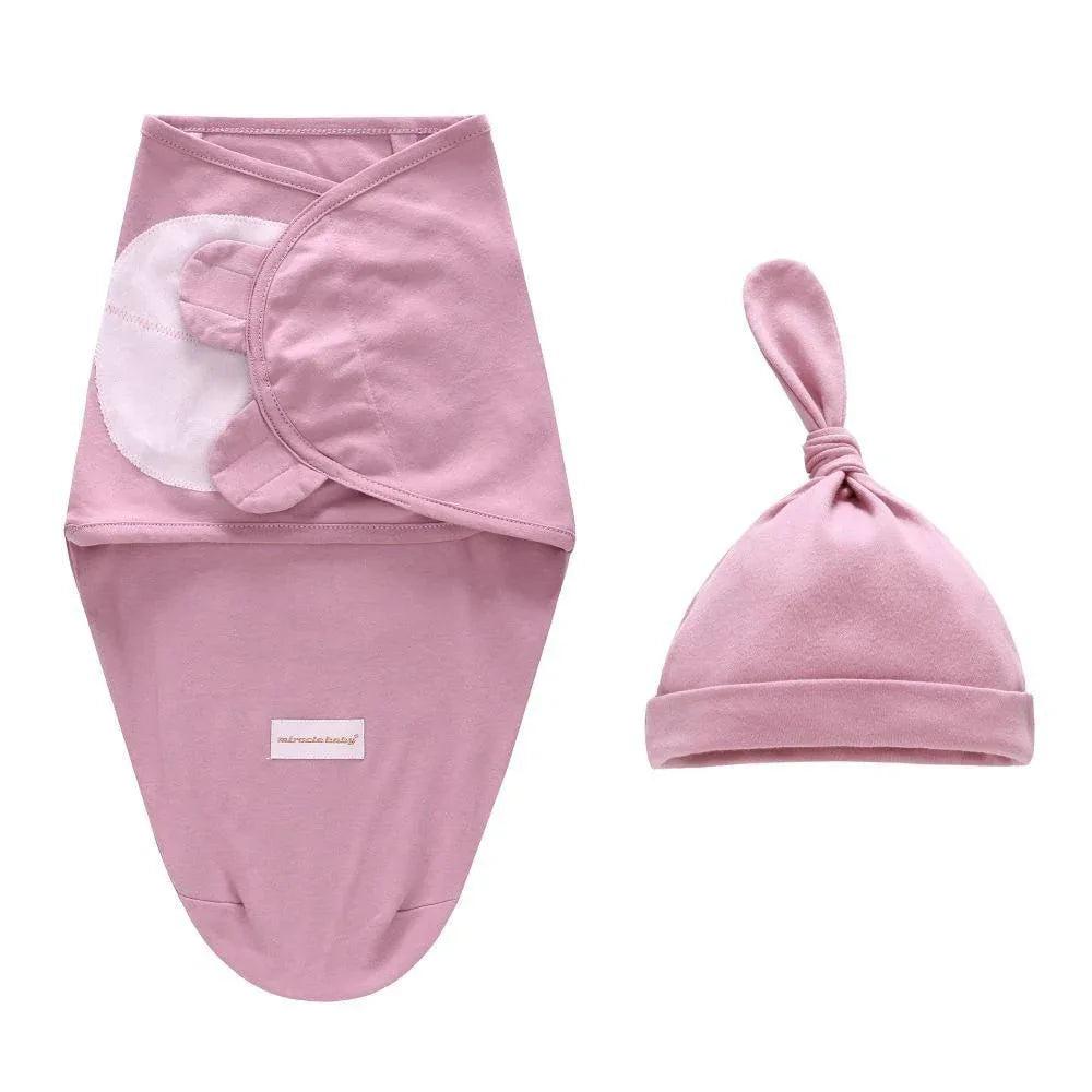 Baby Swaddle Blanket With Cap For Newborn Wrap Cotton Swaddling Bag Baby Envelope Sleep sack Blanket . - BIG FRENCHIES