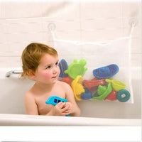 Baby Bathroom Mesh Bag Child Bath Toy Bag Net Suction Cup Baskets For Toys - BIG FRENCHIES