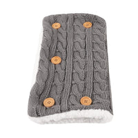 Handmade Wool Warm Baby Blanket Soft Baby Sleeping Bag Cotton Knitting Envelope Newborn Swadding Wrap Stroller blankets Gift for Shower - BIG FRENCHIES
