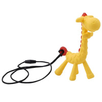 Unique Cute Cartoon Giraffe Shape Baby Teether Silicone Teething Toy New Hanging Toy For Baby Activity - BIG FRENCHIES