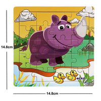 38 Style Cartoon Wooden Puzzle Children Animal/ Vehicle Toy For 2-6 Year Baby Early Educational Toys for Kids - BIG FRENCHIES