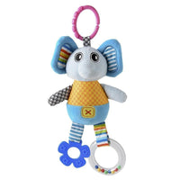 Modern Baby Development Giraffe Animal Hand Bells Rattles Handle Toys Stroller Hanging Teether Baby Toys For Kids - BIG FRENCHIES
