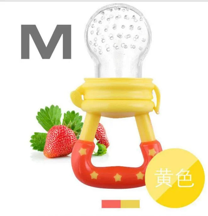 Silicone Baby Pacifier Feeder Cartoon Animal Infant Nipple Holder Newborn Fruit pacifier Tetine Silicona Nipple Bit - BIG FRENCHIES