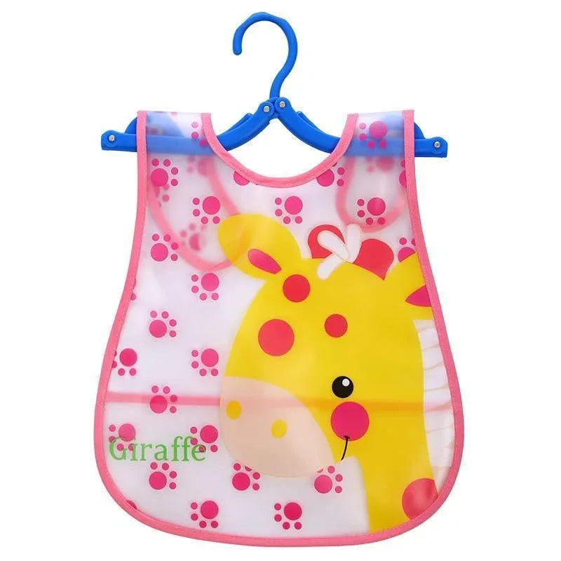 Modern Interesting Cartoon Adjustable Baby Bibs Waterproof Lunch Feeding Bibs Baby Cartoon Feeding Cloth Children Bib For Kids - BIG FRENCHIES