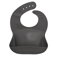 Silicon Breastplate Baby Bib Waterproof Solid Infant Bandana Bibs Newborn Feeding Burp Cloth Bib For Kids - BIG FRENCHIES