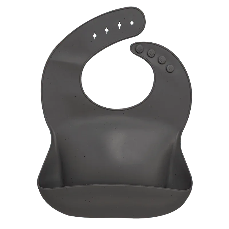 Silicon Breastplate Baby Bib Waterproof Solid Infant Bandana Bibs Newborn Feeding Burp Cloth Bib For Kids - BIG FRENCHIES