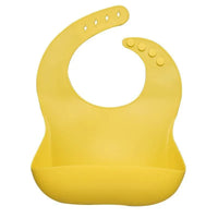 Silicon Breastplate Baby Bib Waterproof Solid Infant Bandana Bibs Newborn Feeding Burp Cloth Bib For Kids - BIG FRENCHIES