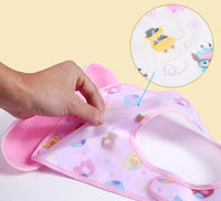 Baby Bibs Waterproof Silicone Feeding Saliva Towel Newborn Cartoon Aprons Baby Bibs Detachable For Kids - BIG FRENCHIES
