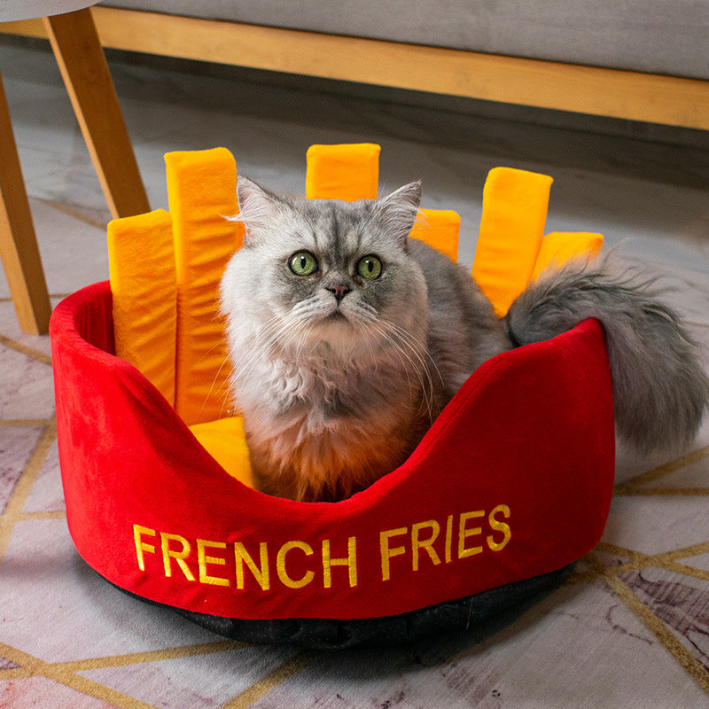 Hamburger French Fries Pet Bed - BIG FRENCHIES