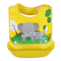 Baby Bibs Waterproof Silicone Feeding Saliva Towel Newborn Cartoon Aprons Baby Bibs Detachable For Kids - BIG FRENCHIES