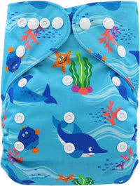 Baby Cloth Diapers Reusable Nappies Character Unisex Baby Care Pants Waterproof Pocket Cloth Diaper For Baby - BIG FRENCHIES