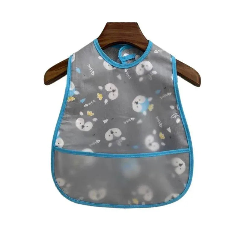 Adjustable Baby Bibs Waterproof Lunch Feeding Bibs Baby Cartoon Feeding Cloth Children Baby Bib for Kids - BIG FRENCHIES