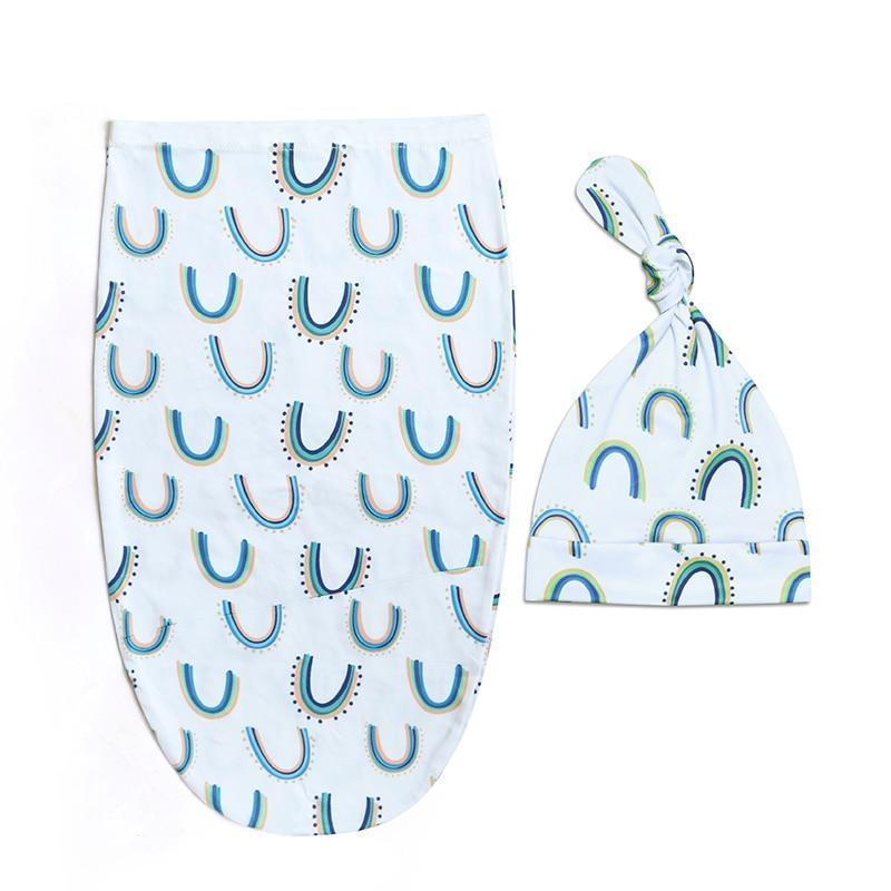 Baby Envelope Newborn Rainbow Baby Swaddle Blanket Set Cotton Swaddling Bag Sleep Sack Bedding Sleep Bag - BIG FRENCHIES