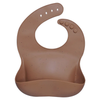 Silicon Breastplate Baby Bib Waterproof Solid Infant Bandana Bibs Newborn Feeding Burp Cloth Bib For Kids - BIG FRENCHIES