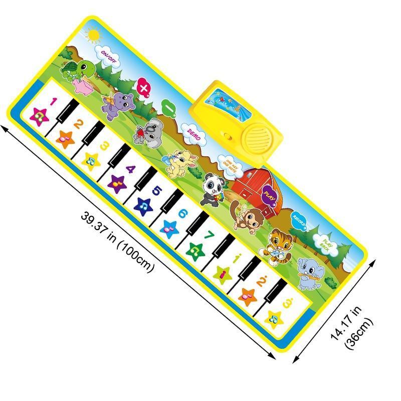 Musical Mat With Animal Voice Baby Piano Playing Carpet Music Game Instrument Toys Early Educational Toys For Kids - BIG FRENCHIES