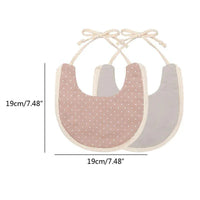Infant Baby Bib Kid Toddler Dinner Feeding Tassel Double-side Cotton Linen Burp Cloths Saliva Towel For Baby - BIG FRENCHIES