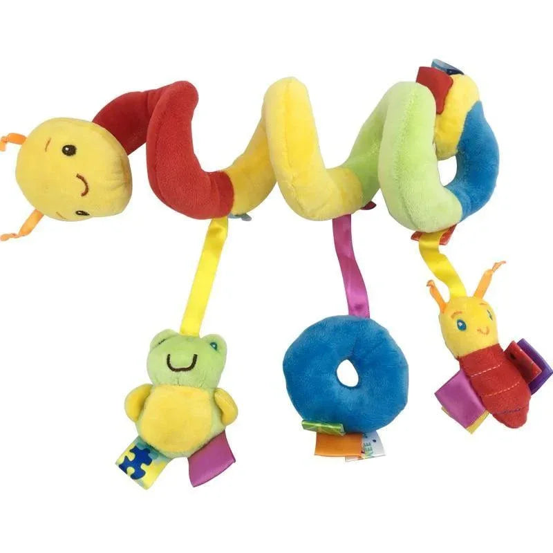 Modern Rattles Mobile Bed Baby Toys Cute Crib Stroller Spiral Newborn Educational Cartoon Animals Rattle Toy For Kids - BIG FRENCHIES