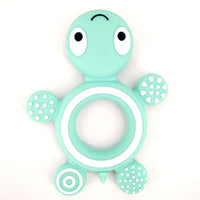 Baby Silicone Teethers Food Cute Turtle Tiny Teething Baby Shower Gifts Cartoon Animals Teether - BIG FRENCHIES