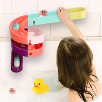 Baby Bath Toys Wall Suction Cup Marble Race Run Track Bathroom Bathtub Kids Play Water Games Toy Set for Children - BIG FRENCHIES
