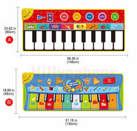 Modern Musical Mat Baby Play Piano Mat Keyboard Toy Music Instrument Game Carpet Music Toys Educational Toys For Kids - BIG FRENCHIES
