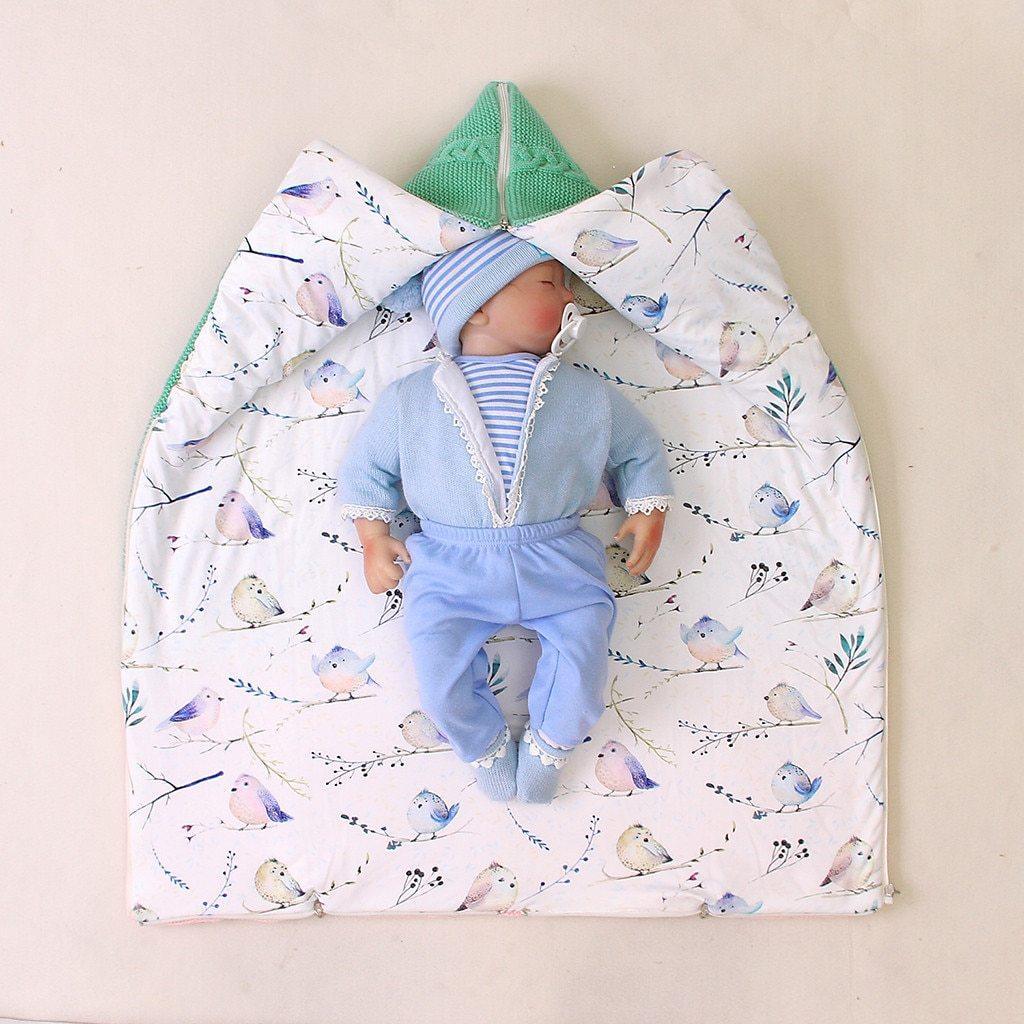 Newborn Infant Baby Knit sleep bag Stroller envelope Blanket Winter Warm Swaddle Wrap Sleeping Bags - BIG FRENCHIES