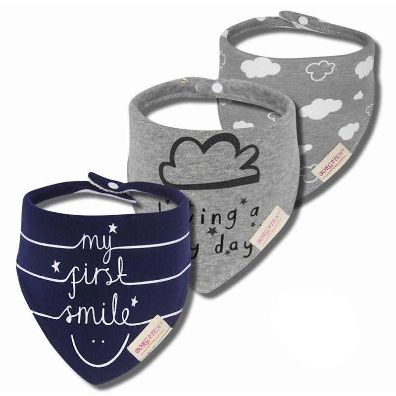 Cartoon Cotton Newborn Baby Boys and Girls Bibs Baby Towel Scarf Children Cravat Infant Kids Scarf - BIG FRENCHIES