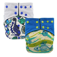 All-In-One Cloth Diaper for Baby Bamboo Charcoal Eco-friendly Baby Cloth Diaper - BIG FRENCHIES