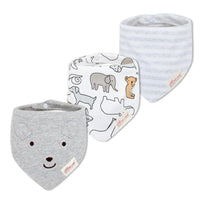 Moder 3PCS Baby Bibs Bandanna Lot Cotton Multi-style Triangle Cartoon For Infant Boys And Girls - BIG FRENCHIES