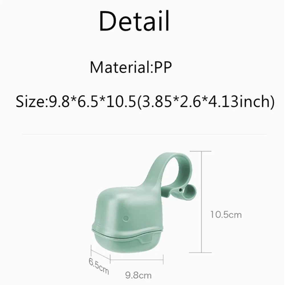 Portable Baby Pacifier Box Dustproof Cute Shark-Shaped Pacifier Snack Travel Storage Box Safe Case for Baby Pacifier - BIG FRENCHIES