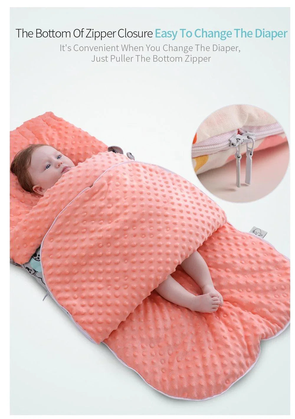 Newborn Baby Envelope Cocoon Model Sleeping Bag Infant Boy Girl Kids Sleep sack Swaddle Blanket For Baby Kids - BIG FRENCHIES