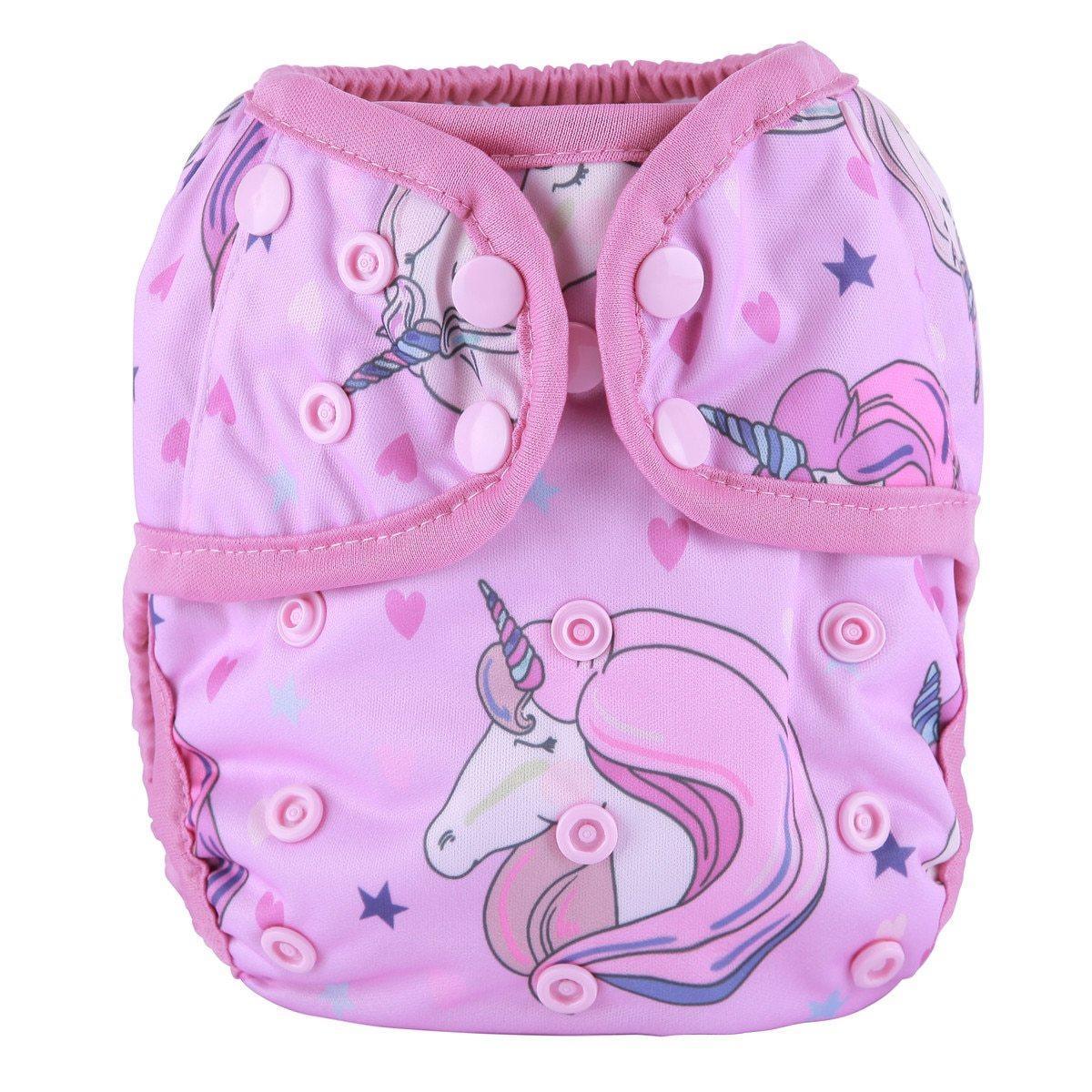 One Size Baby Cloth Diaper Cover Nappy Waterproof Double Gusset Design Adjustable Diapers For Babies - BIG FRENCHIES
