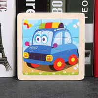 Wood Puzzles Children Adults Vehicle Puzzles Wooden Toys Learning Education Environmental Assemble Toy Educational Games For Baby and Kids - BIG FRENCHIES