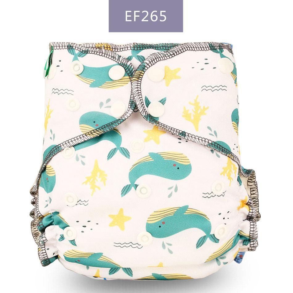 Baby Cloth Diaper Reusable Heavy Wetter Hybrid Waterproof Bamboo Washable Baby Nappy Diapers For Girls and Boys Baby - BIG FRENCHIES