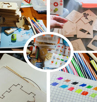 100Pcs Baby Toys Drawing Toys Coloring Board Children Creative Doodles Early Learning Education Toy Boy Girl Learn Drawing Tools - BIG FRENCHIES
