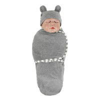 Muslin Swaddle Newborn Organic Cotton Blanket Extract Envelope Baby Sleeping Things Bedding for Boys Girls with a Hat Blanket Bag - BIG FRENCHIES