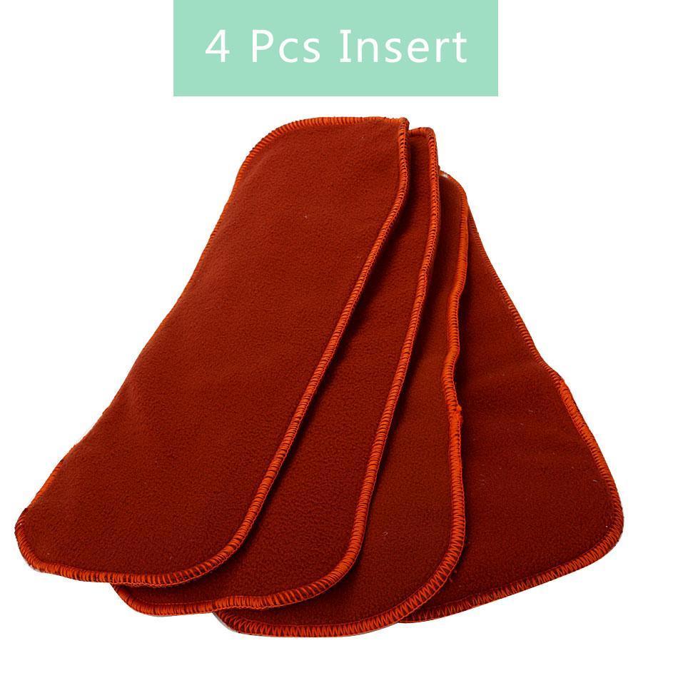 Modern Eco-friendly Diaper New 4pcs/set Washable Coffee Mesh Cloth Diaper Cover Adjustable Nappyies For Kids - BIG FRENCHIES