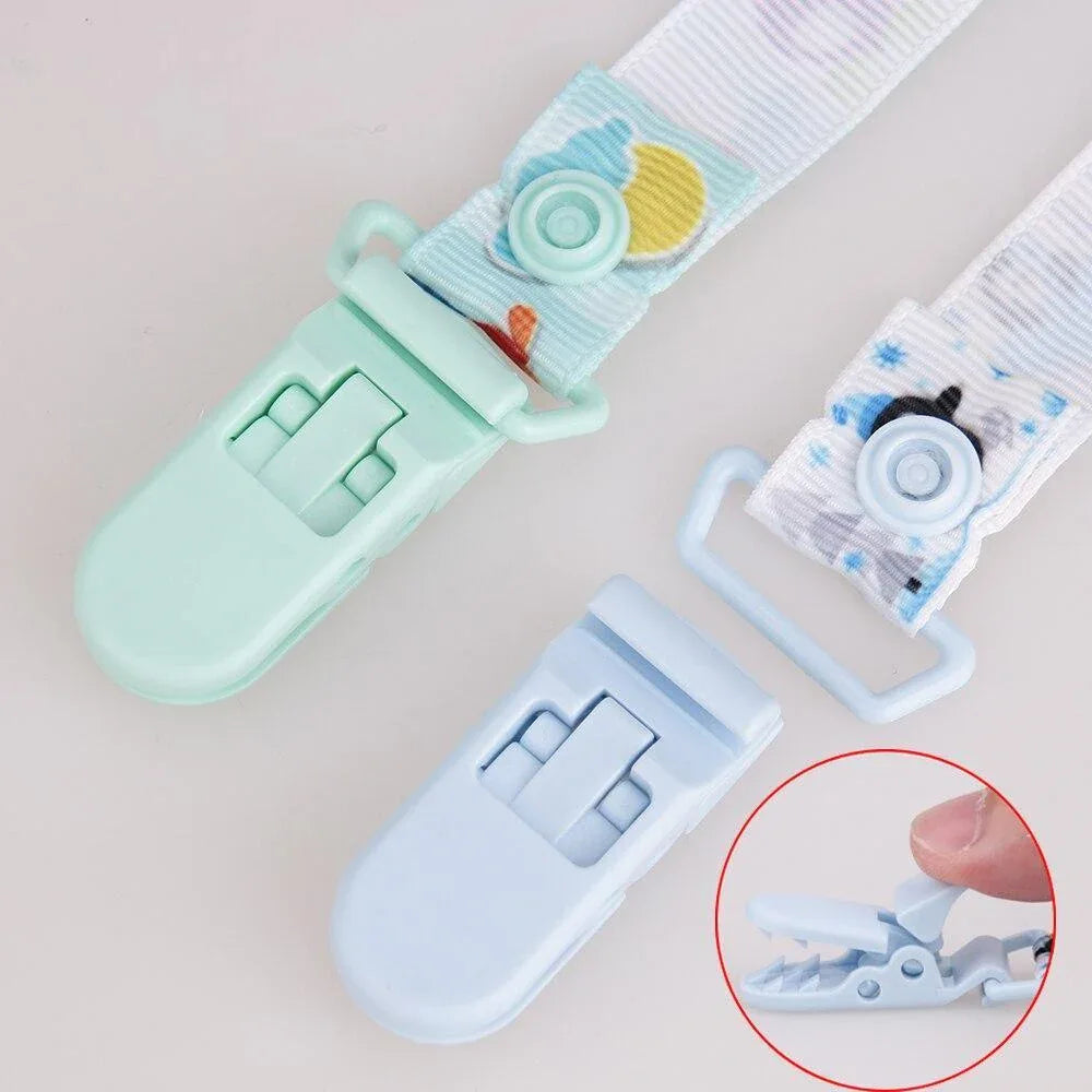 Children Pacifier Holder Clips Soother Holder Pacifier Clip Pacifier Chain Clip Nipple Holder For Baby Kids Pacifier - BIG FRENCHIES