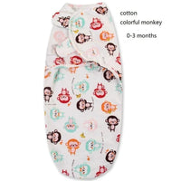 100% Cotton Baby Swaddle Wrap Blanket Newborn Infants Baby Envelop Sleep Bag Sleepsacks For Girls - BIG FRENCHIES