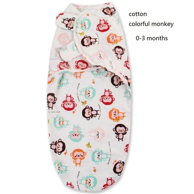 100% Cotton Baby Swaddle Wrap Blanket Newborn Infants Baby Envelop Sleep Bag Sleepsacks For Girls - BIG FRENCHIES