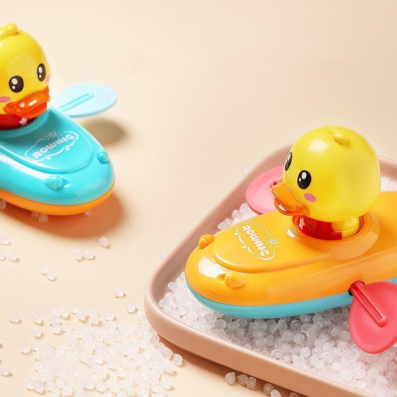 Cartoon Baby Bath Toys Animal Pull Duck Classic Baby Water toy Infant Early Education Bathroom Beach Swiming Toy For Kids - BIG FRENCHIES