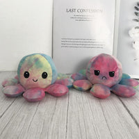Reversible Flip Octopus Plush Stuffed Toy Soft Animal Home Accessories Cute Animal Doll Children Gifts Baby Plush Toy For Kids - BIG FRENCHIES