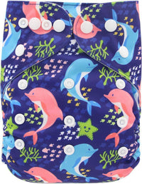 Baby Cloth Diapers Reusable Nappies Character Unisex Baby Care Pants Waterproof Pocket Cloth Diaper For Baby - BIG FRENCHIES