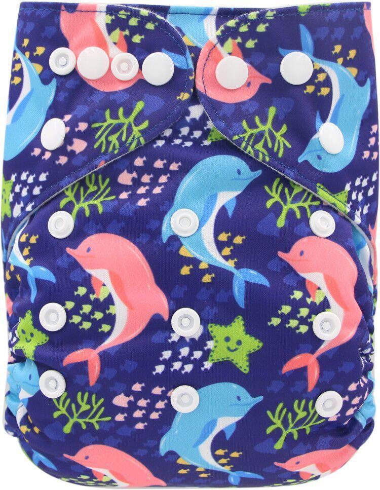 Baby Cloth Diapers Reusable Nappies Character Unisex Baby Care Pants Waterproof Pocket Cloth Diaper For Baby - BIG FRENCHIES