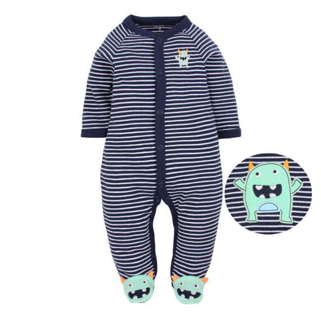 Baby Clothes Newborn Home Wear Cotton Baby Girl Romper Baby Costume Infant Boy Sleep Comfortable Pajamas - BIG FRENCHIES