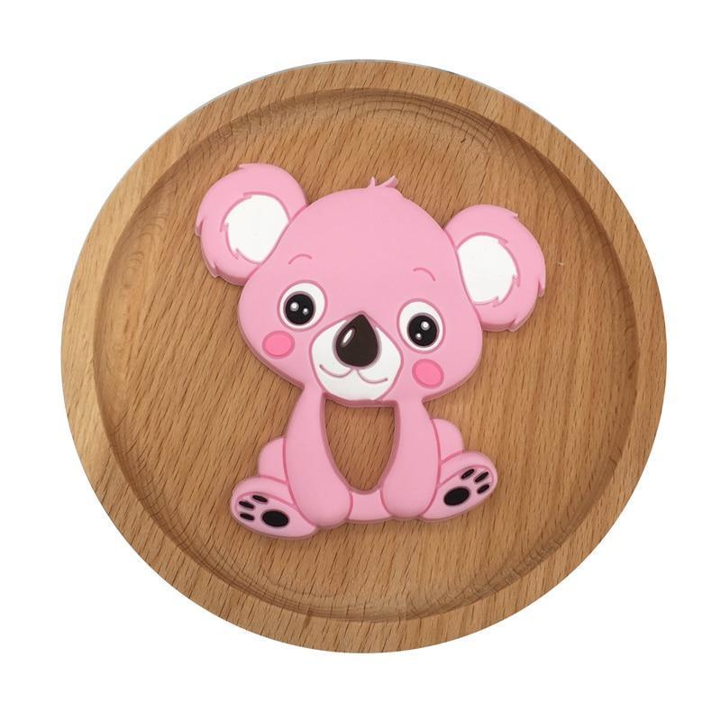 1pc Unique Baby Koala Silicone Teether Teething Chew Toy Nursing Tool Pendant Food Grade Silicone - BIG FRENCHIES