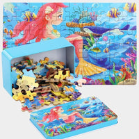 New 60 Pieces Wooden Toys Puzzle Kids Toy Cartoon Animal Wood Toys Puzzles For Child Early Educational Learning Toys for Children - BIG FRENCHIES