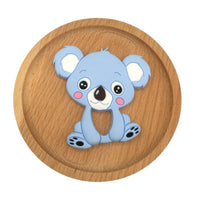 1pc Unique Baby Koala Silicone Teether Teething Chew Toy Nursing Tool Pendant Food Grade Silicone - BIG FRENCHIES