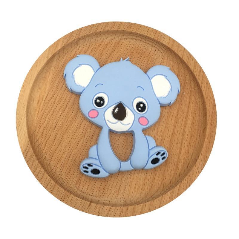 1pc Unique Baby Koala Silicone Teether Teething Chew Toy Nursing Tool Pendant Food Grade Silicone - BIG FRENCHIES